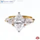 Three Stone Lab-Grown Diamond Engagement Ring 1