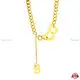 24k Gold B Letter Necklace for Daily Wear 1