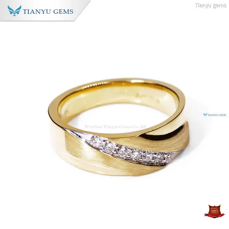 Vintage 14K Moissanite Men's Ring 1