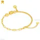 Custom 24k Gold Bracelet - Beautiful and Layered 1