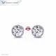 Lab Diamond Earrings - Customized 1ct White Gold Studs 1