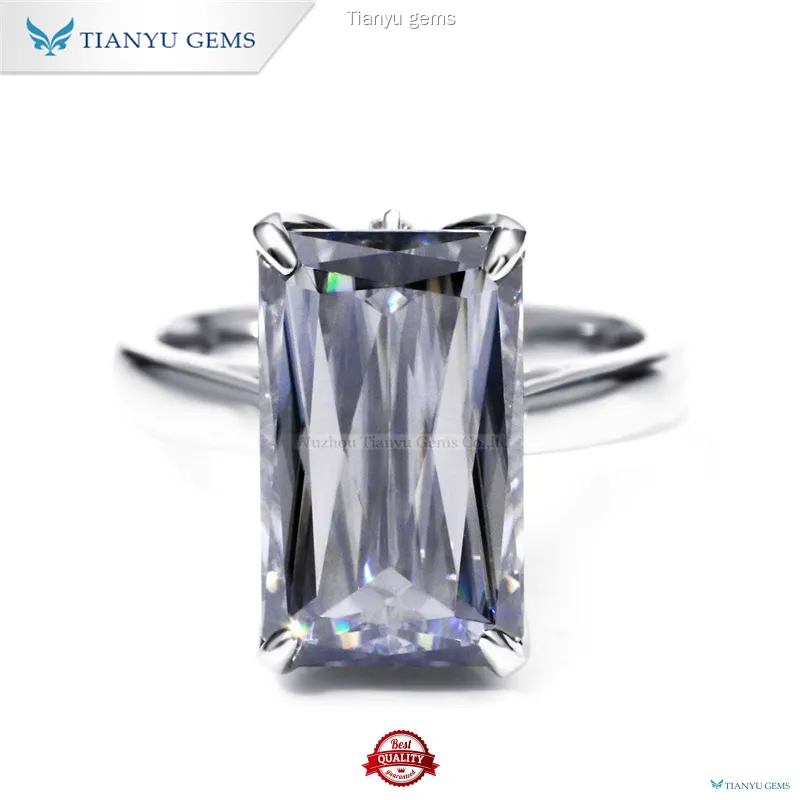 Gray Moissanite: Rare and Stunning for Engagement Rings 1