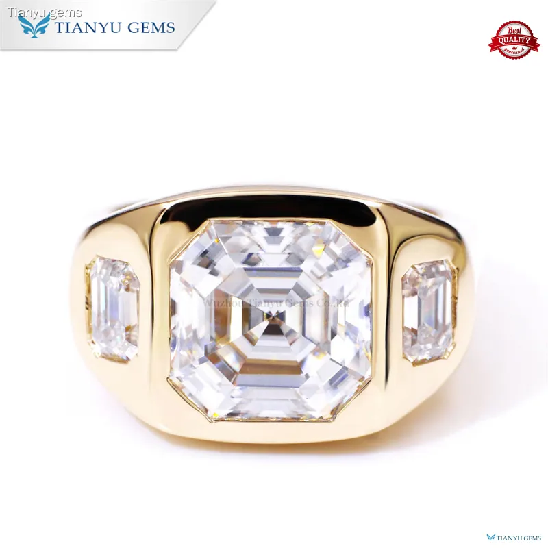 Versatile Men's Moissanite Wedding Band 1