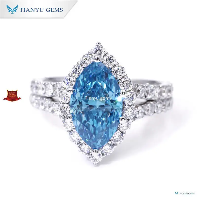 Lab Grown Marquise Diamond Ring: Sustainable Elegance 1