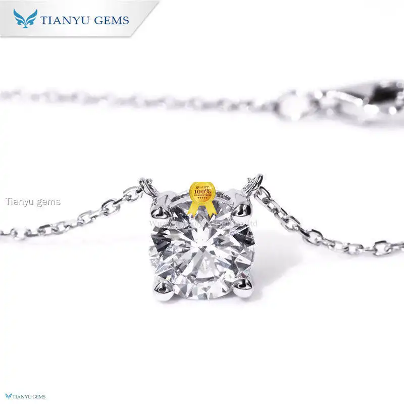 1.21ct H Color Lab Diamond Necklace - Sustainable Elegance 1