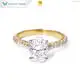 Dazzling Halo Lab Diamond Band Ring 1