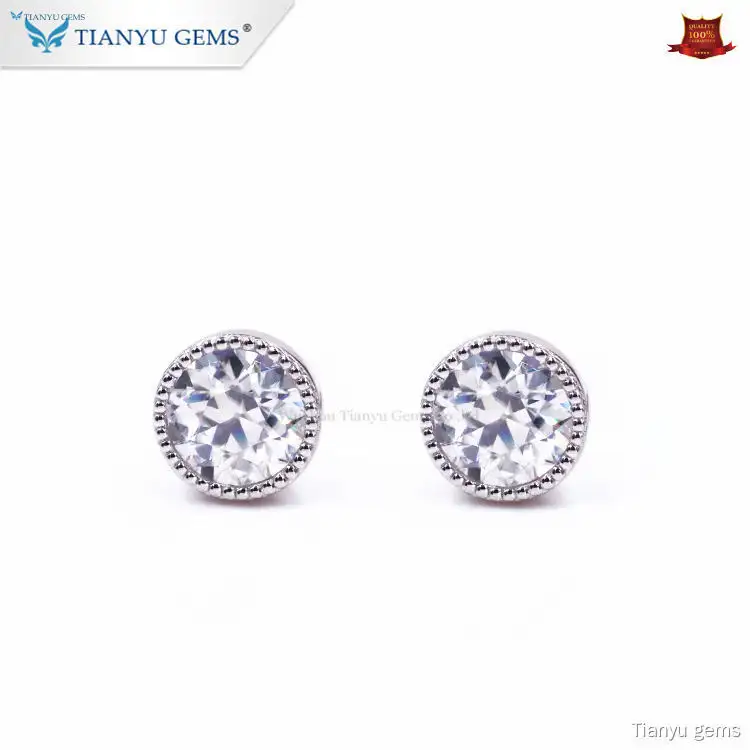 Women's Lab Diamond Earrings 1