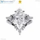 Marquise Moissanite Diamond Wedding Set 1