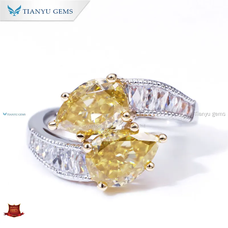 Pear Moissanite Ring: Captivating Brilliance, Affordable Elegance 1