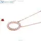 14k Rose Gold Lab Diamond Necklace - Trendsetting Custom Jewelry 1