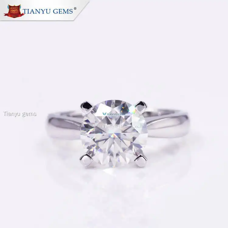 Custom wedding engagement rings Manufacturers Manufacturer | Tianyu gems 1
