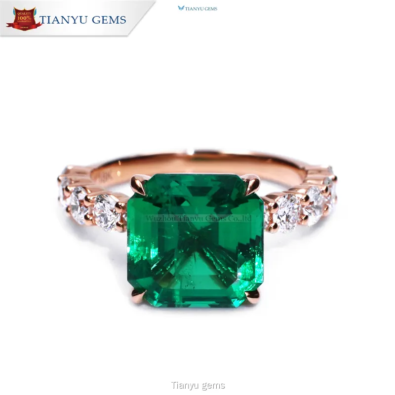 Top green gemstone engagement rings Manufacturers | Tianyu gems 1