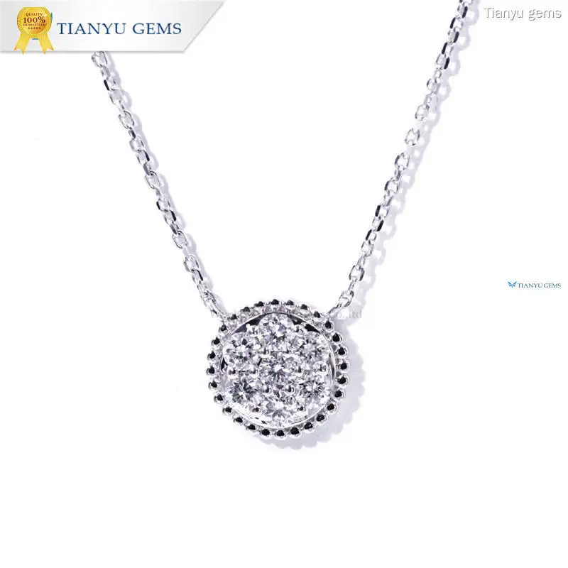 Custom lab diamond necklace for sale Factory Manufacturer | Tianyu gems 1