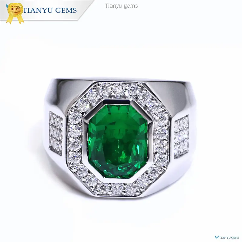 mens emerald wedding band at Wholesale Prices | Tianyu gems 1