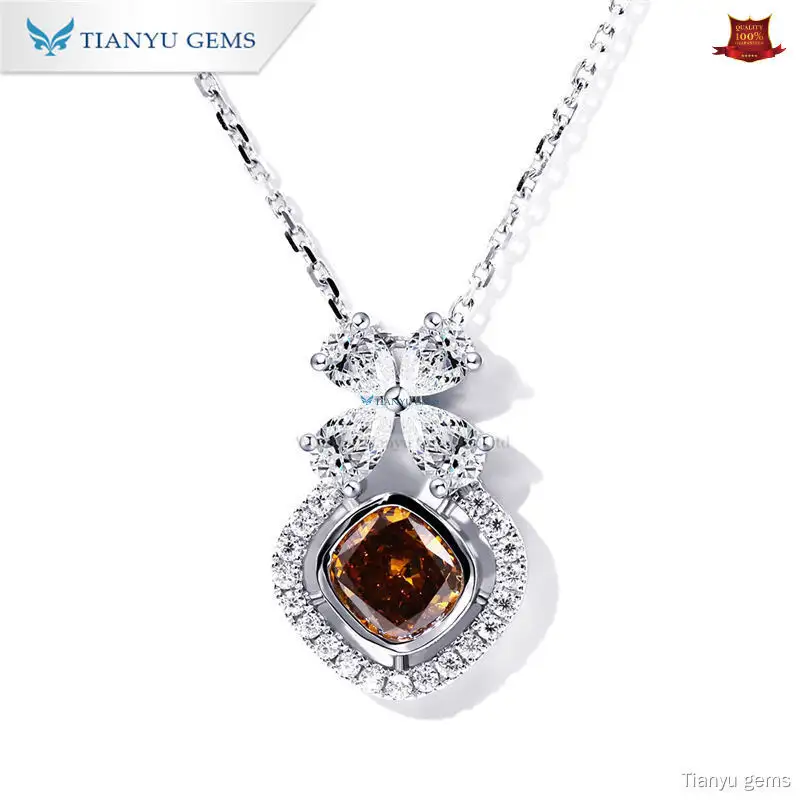 lab created diamond necklace at Wholesale Prices | Tianyu gems 1