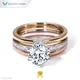 Custom engagement ring and wedding band set Factory Manufacturer | Tianyu gems 1