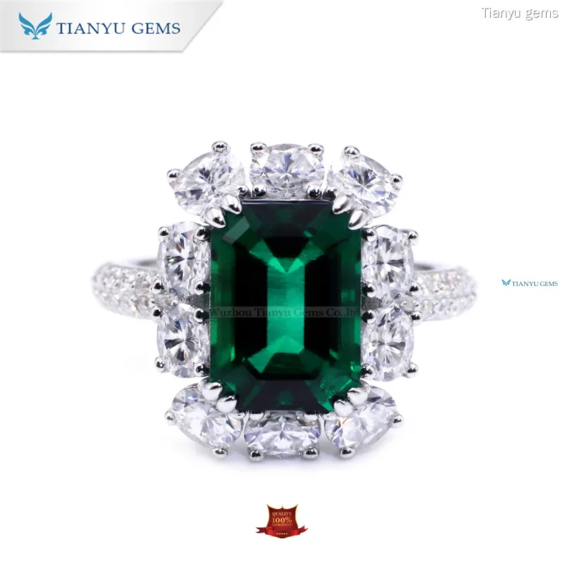 Custom gemstone engagement rings Suppliers Manufacturer | Tianyu gems 1