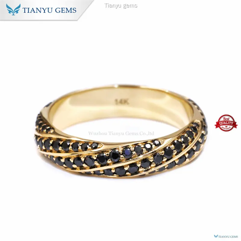 Top ladies wedding bands Supply | Tianyu gems 1