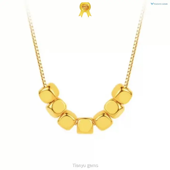 Tianyu gems | Top 24k gold necklace Factory 1