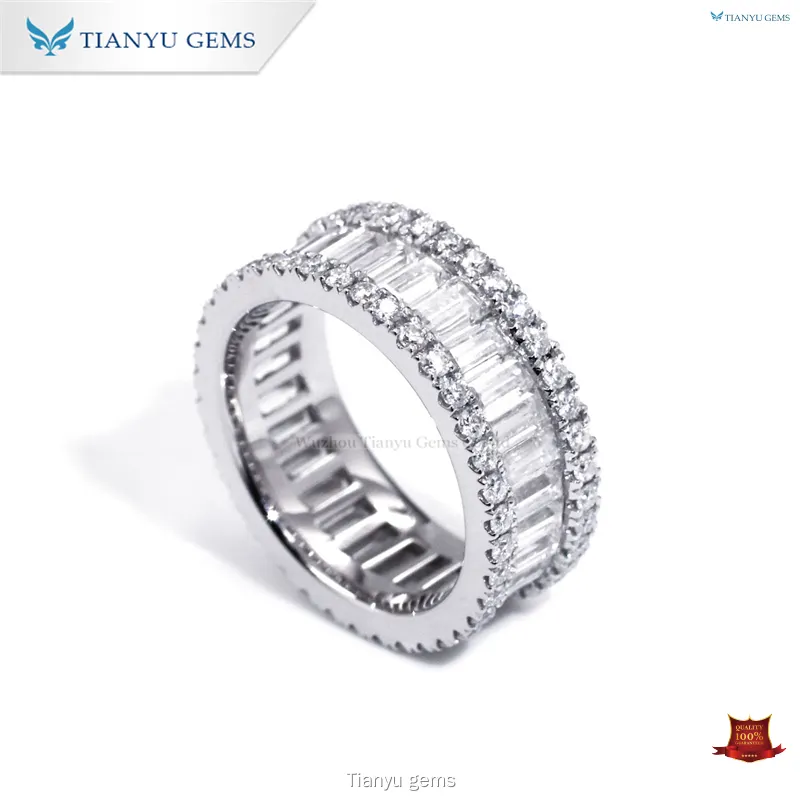 Custom affordable wedding bands for her Supply Manufacturer | Tianyu gems 1