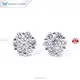 Custom women's lab created diamond earrings Company | Tianyu gems 1
