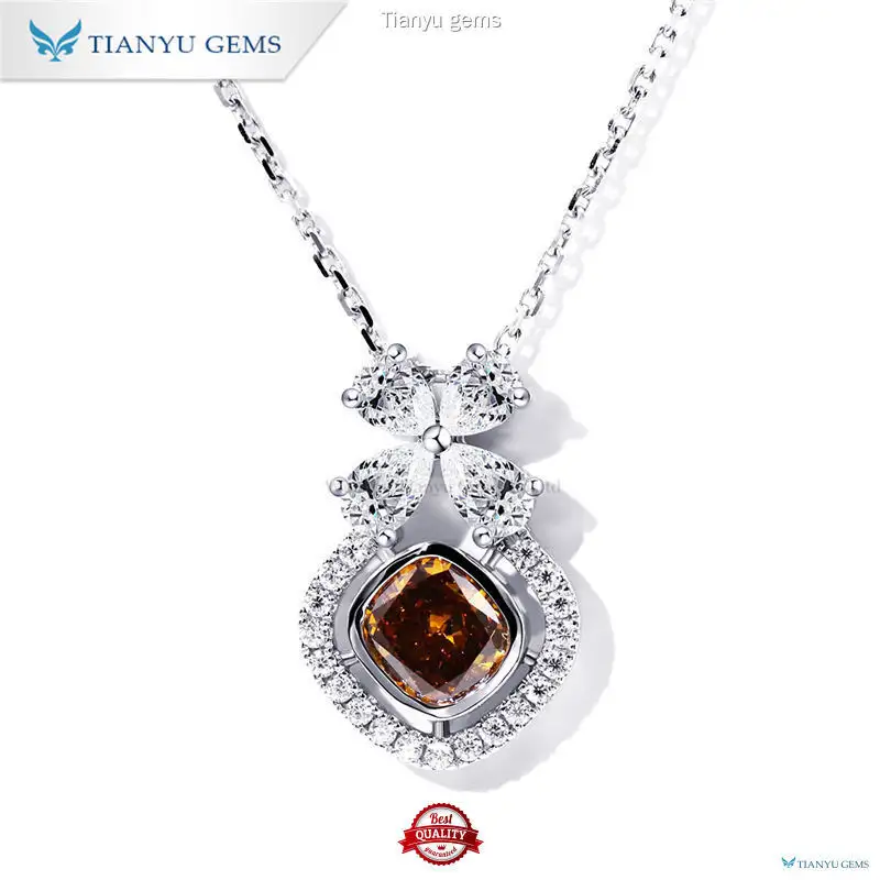 Tianyu gems | Custom lab diamond necklace for sale Supply 1