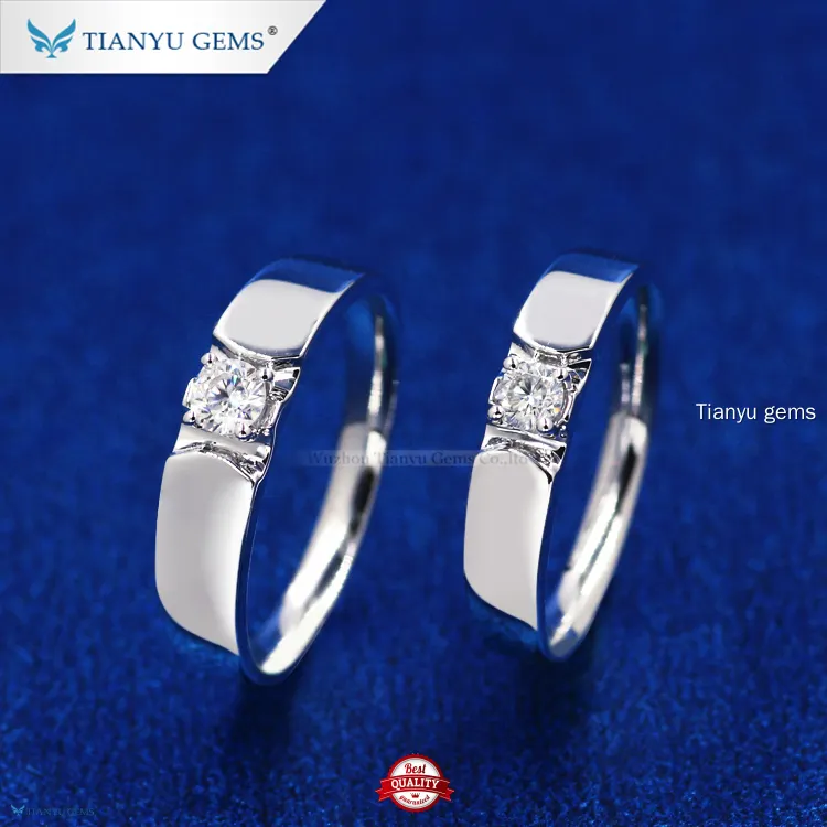 New couple ring with diamond Manufacturers | Tianyu gems 1