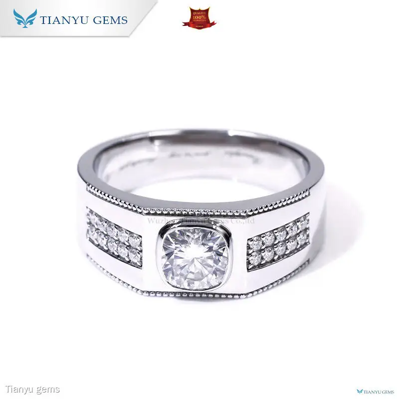 Tianyu gems | Latest male engagement rings Manufacturers 1