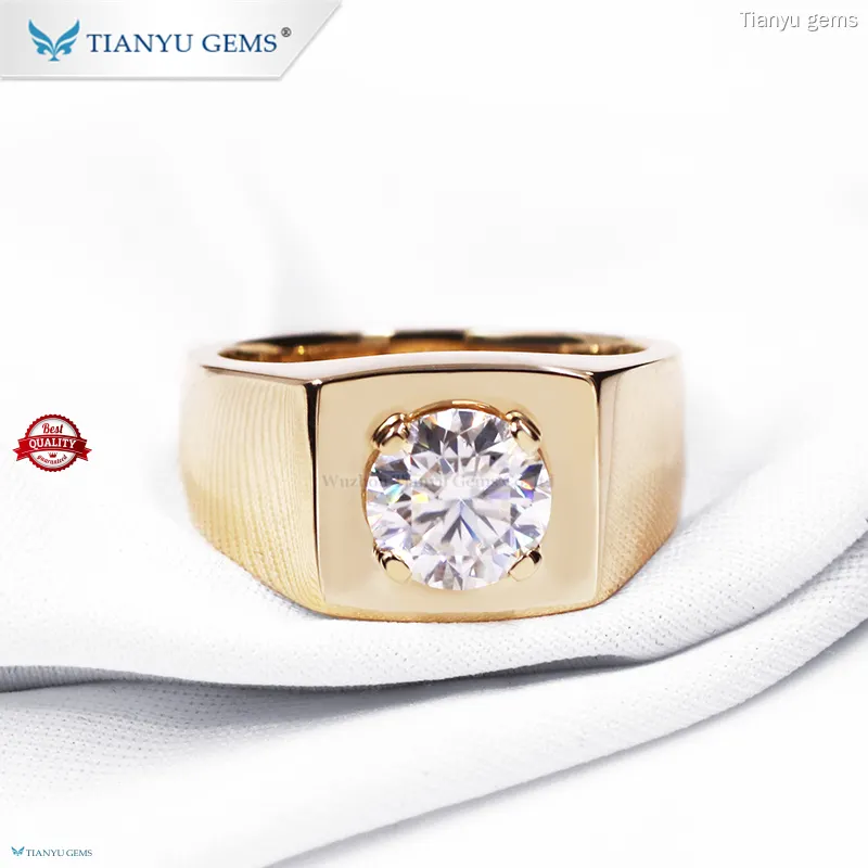 Custom male engagement rings Suppliers Manufacturer | Tianyu gems 1
