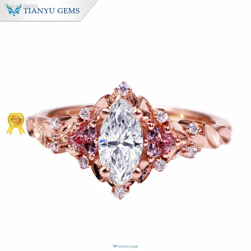 Custom laboratory grown diamond engagement rings Manufacturers Manufacturer | Tianyu gems 1