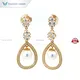Custom white pearl earrings Manufacturers | Tianyu gems 1
