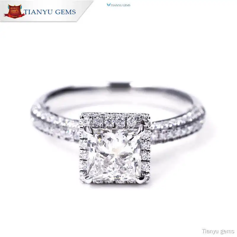 Custom lab diamond band ring Factory Manufacturer | Tianyu gems1 1