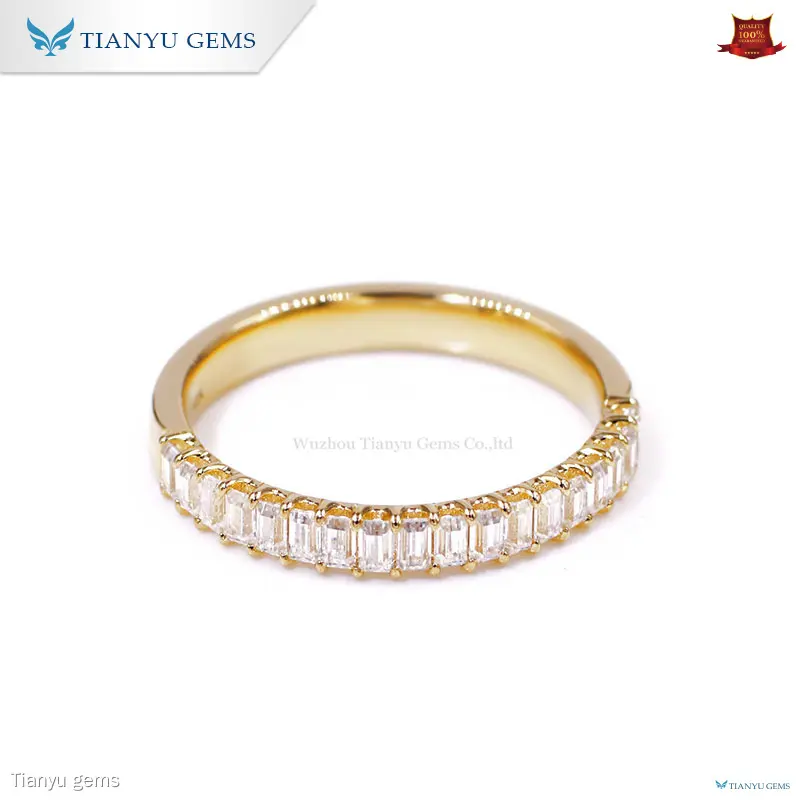 Tianyu gems | Best emerald and diamond wedding band Company 1
