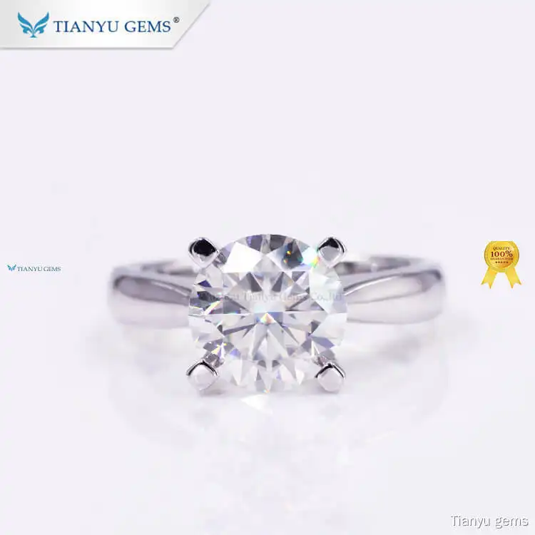 Custom emerald shaped engagement rings Factory Manufacturer | Tianyu gems 1