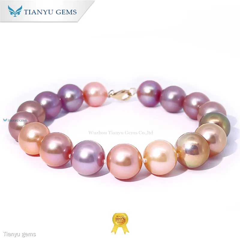 Top gold pearl necklace Suppliers | Tianyu gems 1