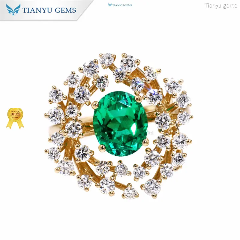 Tianyu gems | New square gemstone ring Company 1