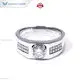 Custom mens gold wedding band with diamonds Company Manufacturer | Tianyu gems 1