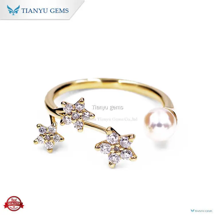 Custom pearl bridal earrings Suppliers Manufacturer | Tianyu gems 1