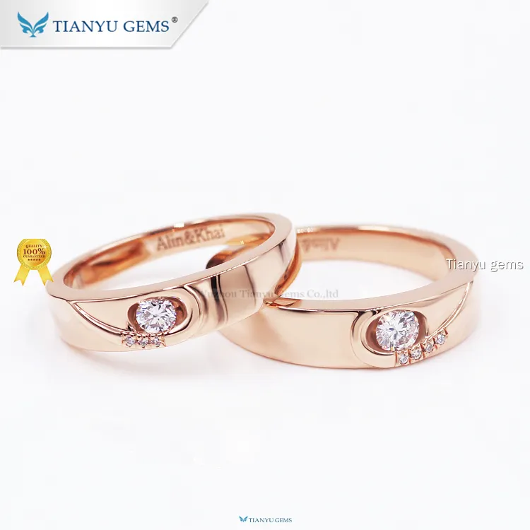 Custom best engagement rings for couples Manufacturers Manufacturer | Tianyu gems 1