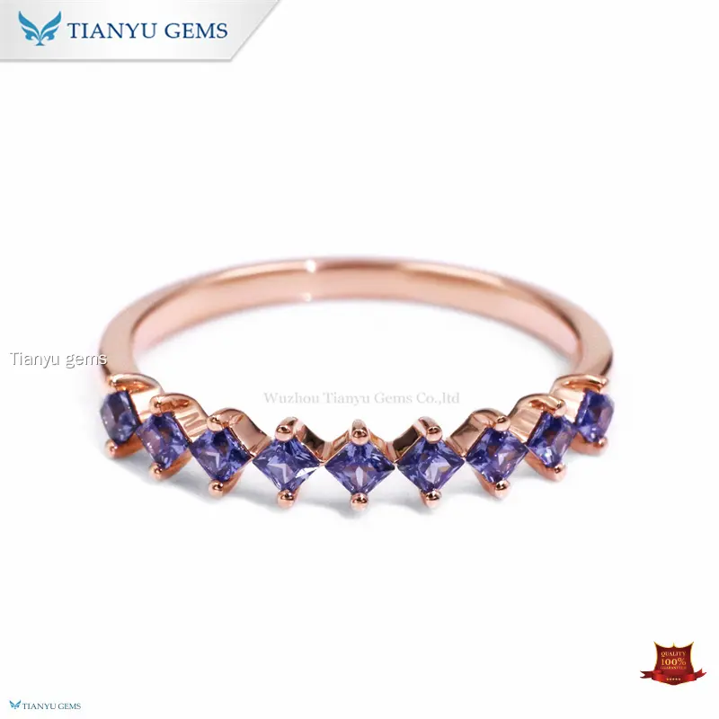 emerald cut wedding band at Wholesale Prices | Tianyu gems 1