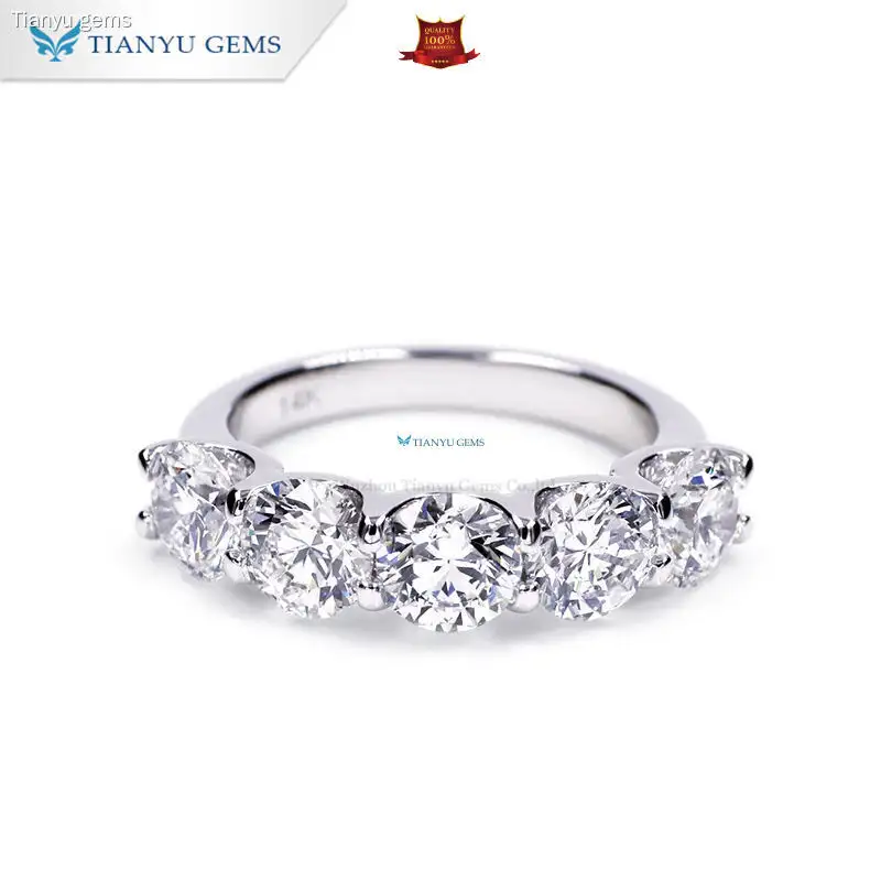 New lab diamond wedding rings Manufacturers | Tianyu gems 1