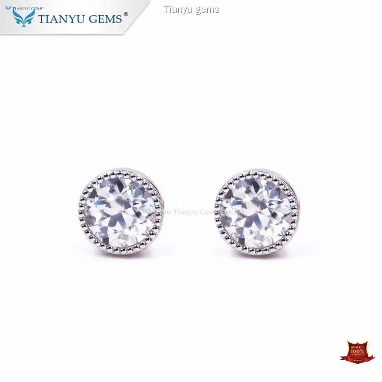 Wholesale lab grown diamond earrings Supply | Tianyu gems 1