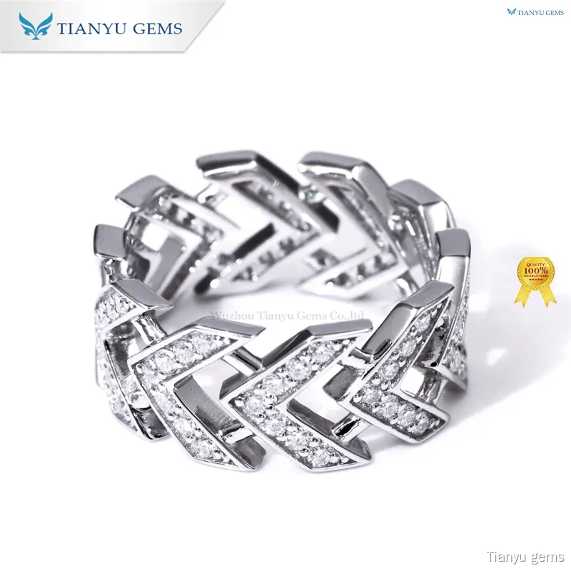 High-quality 24 carat gold ring for men Company | Tianyu gems 1