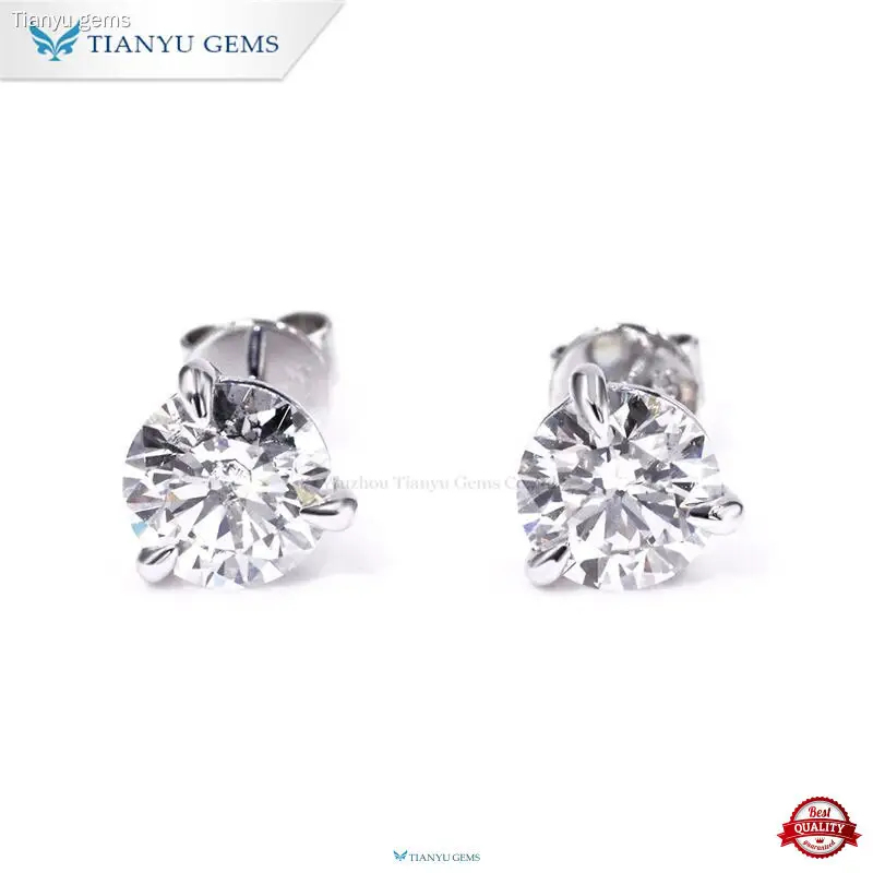 Tianyu gems | Best lab diamond earrings Company 1