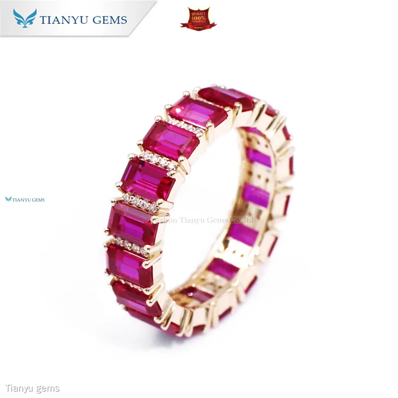 Custom 24k gold wedding ring Suppliers Manufacturer | Tianyu gems 1