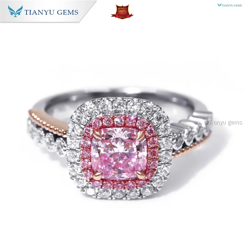 Wholesale women's lab diamond rings Factory | Tianyu gems 1