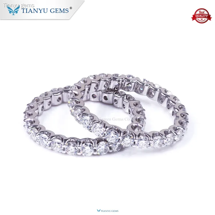 Top moissanite bands Supply | Tianyu gems 1
