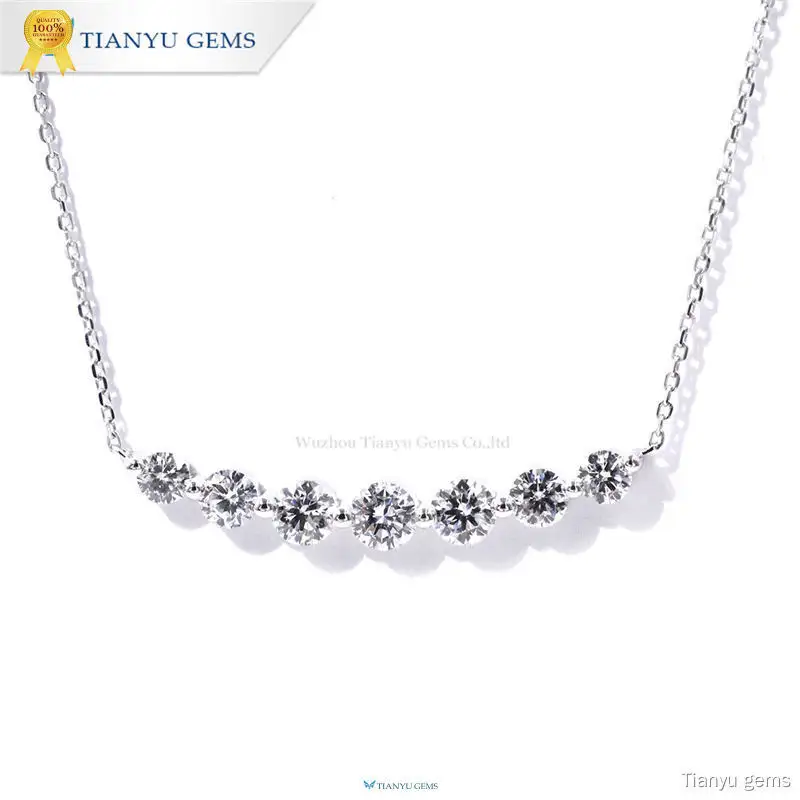 Tianyu gems | New artificial diamond necklace Manufacturers 1