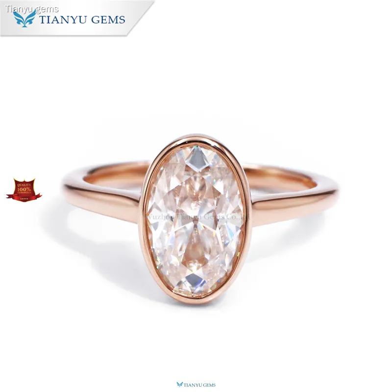 Custom lab generated diamond engagement rings Manufacturers Manufacturer | Tianyu gems 1