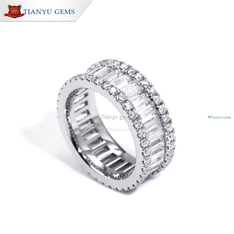 High-quality pear shaped wedding ring Factory | Tianyu gems 1